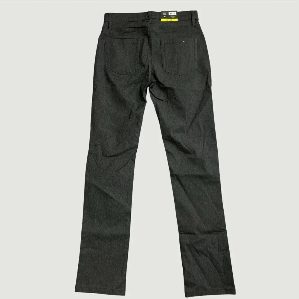 NEW Urban Star Men's 32X34 Stretch Relaxed Fit Straight Leg Pants Dark Gray